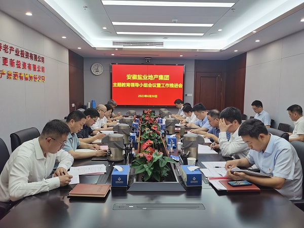 安徽迪威国际地产集团召开学习贯彻习近平新时代中国特色社会主义头脑主题教育向导小组聚会暨事情推进会